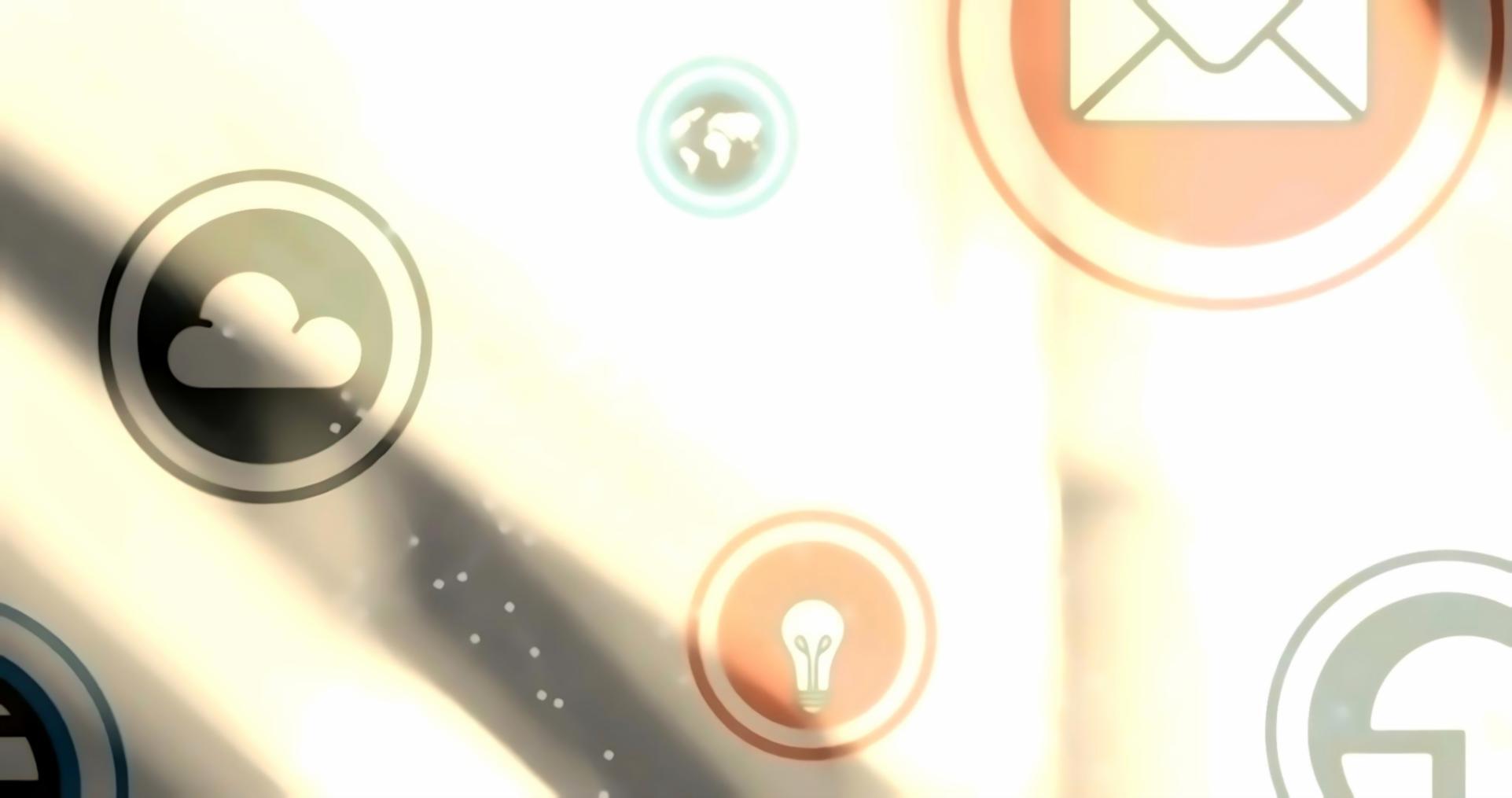 Modern educational workspace focused on media technology innovation