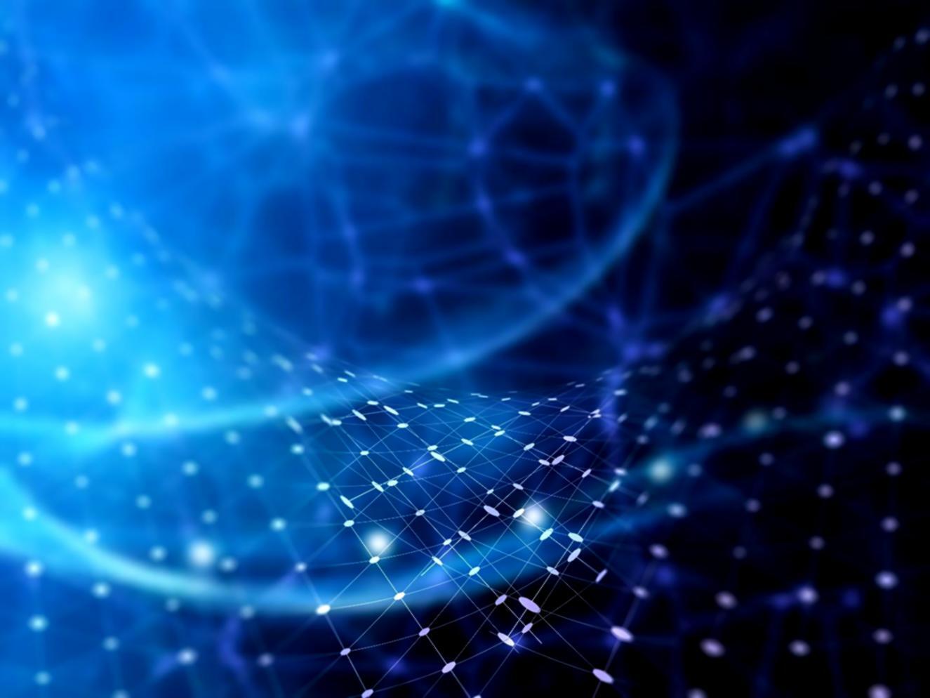 Students working on blockchain media project with distributed ledger technology